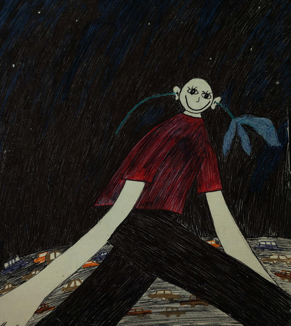 Disillusioned 6.5 x 7.5 inches | Pen on paper | 2022