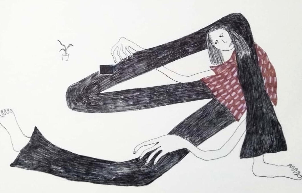 An Error 11 x 8 inches (approx) Pen on paper | 2020 Sold