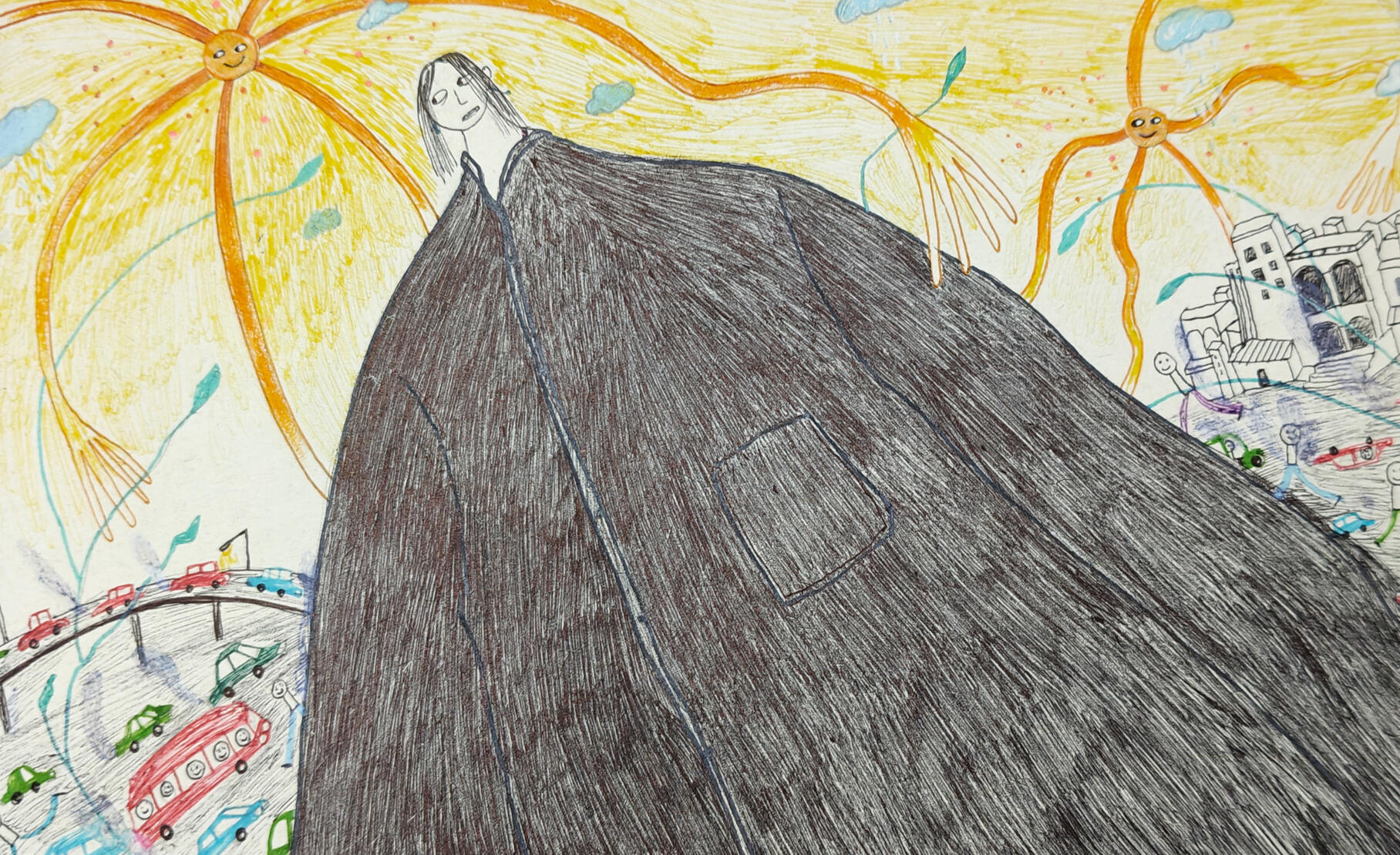 Wanderer 10.6 x 6.6 inches | Pen on paper | 2019